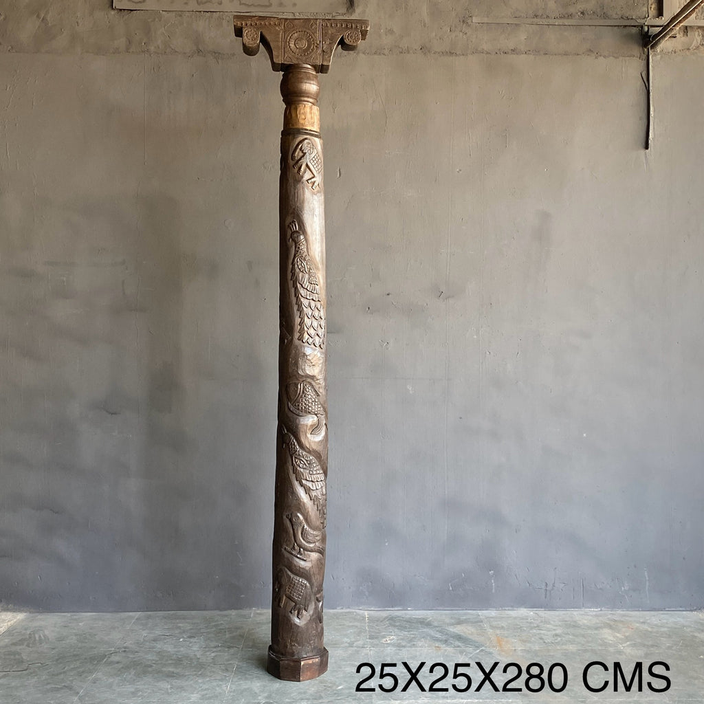 VINTAGE WOODEN PILLAR