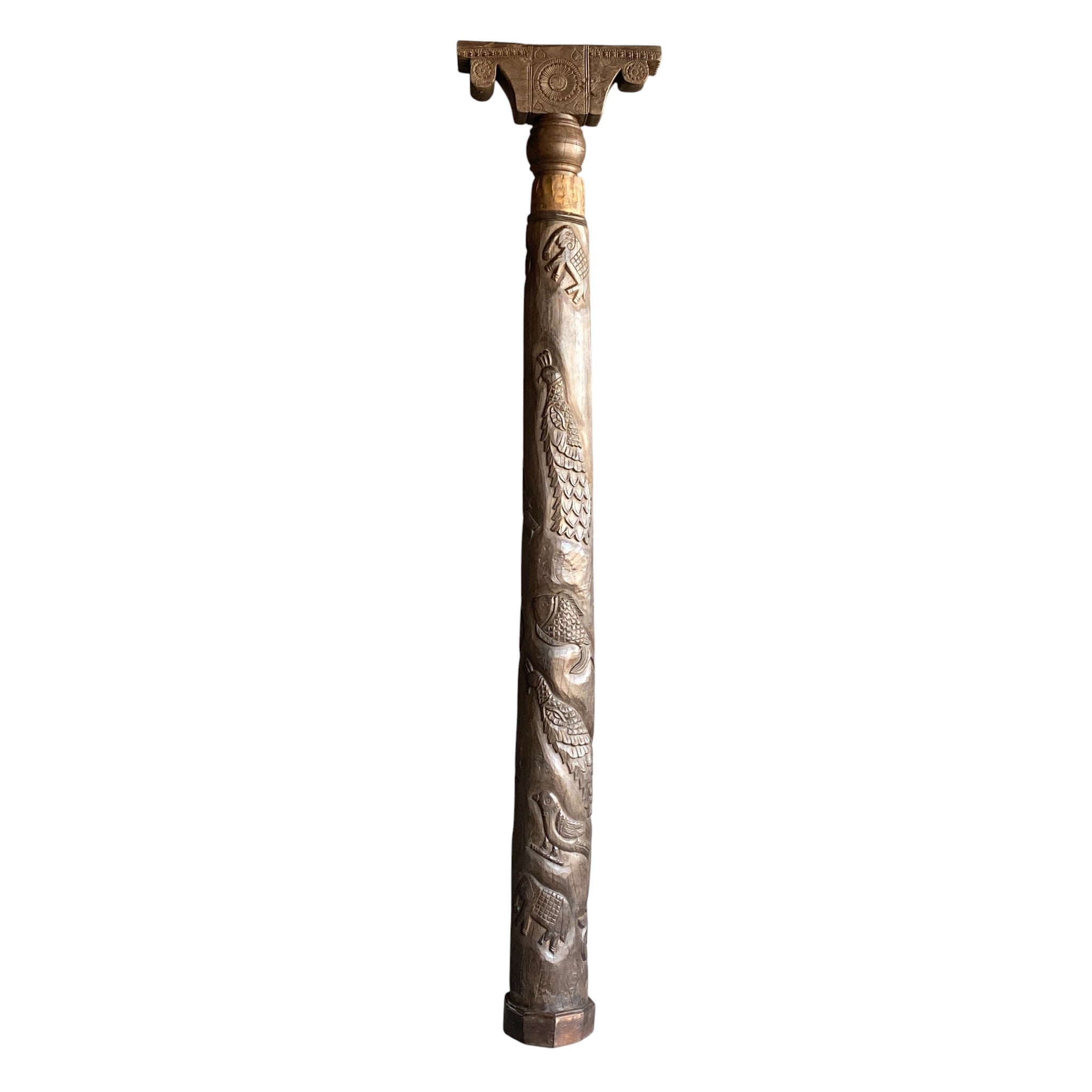 VINTAGE WOODEN PILLAR