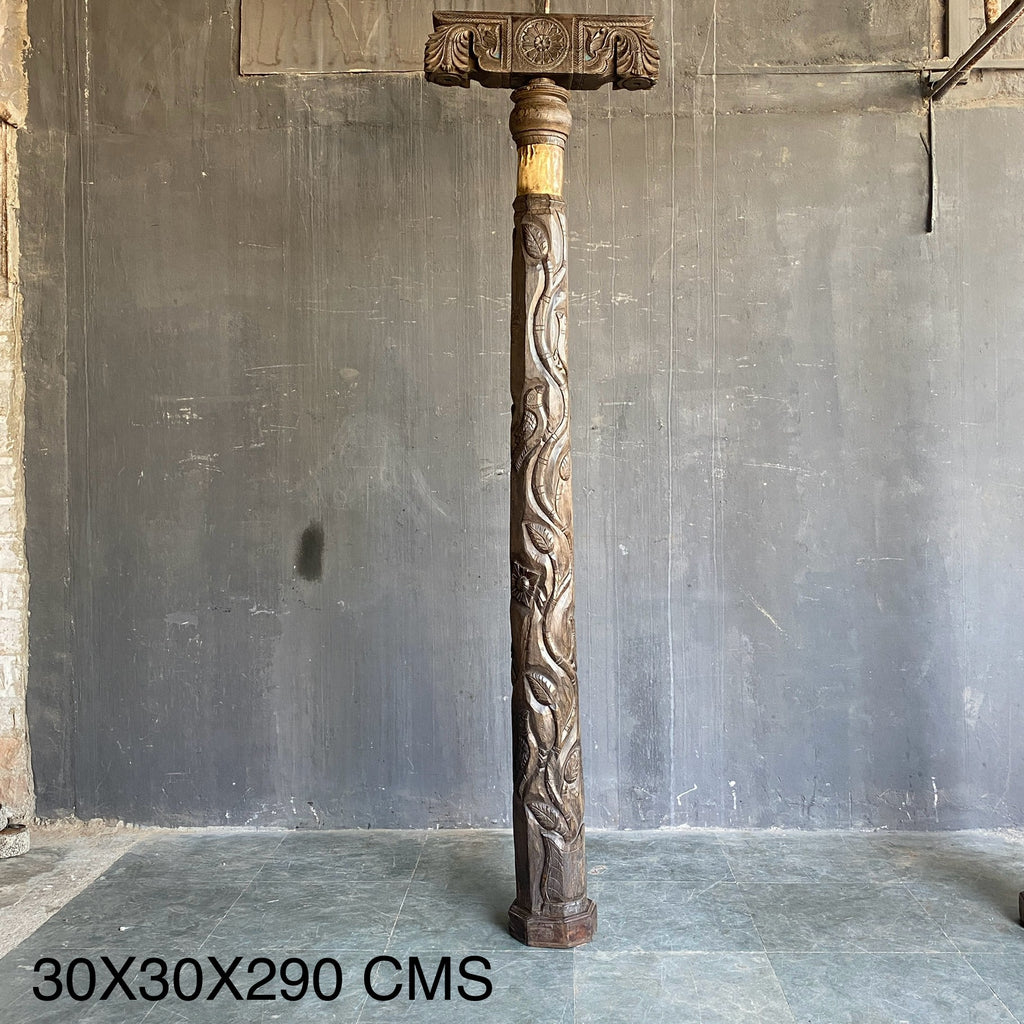 VINTAGE WOODEN PILLAR