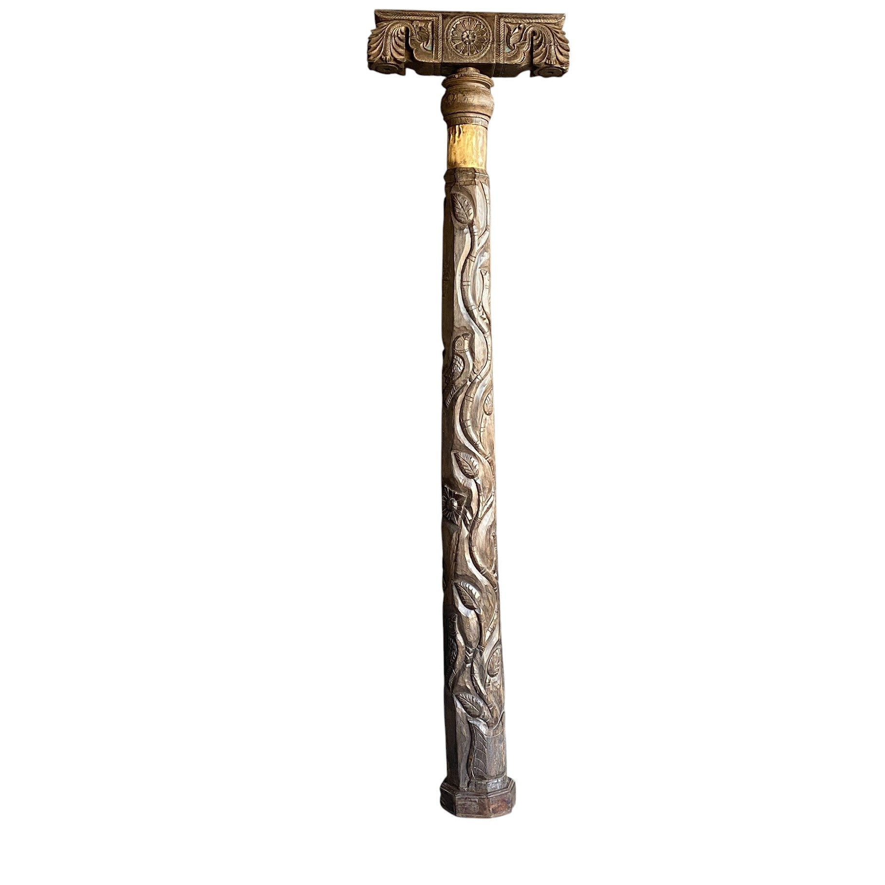 VINTAGE WOODEN PILLAR
