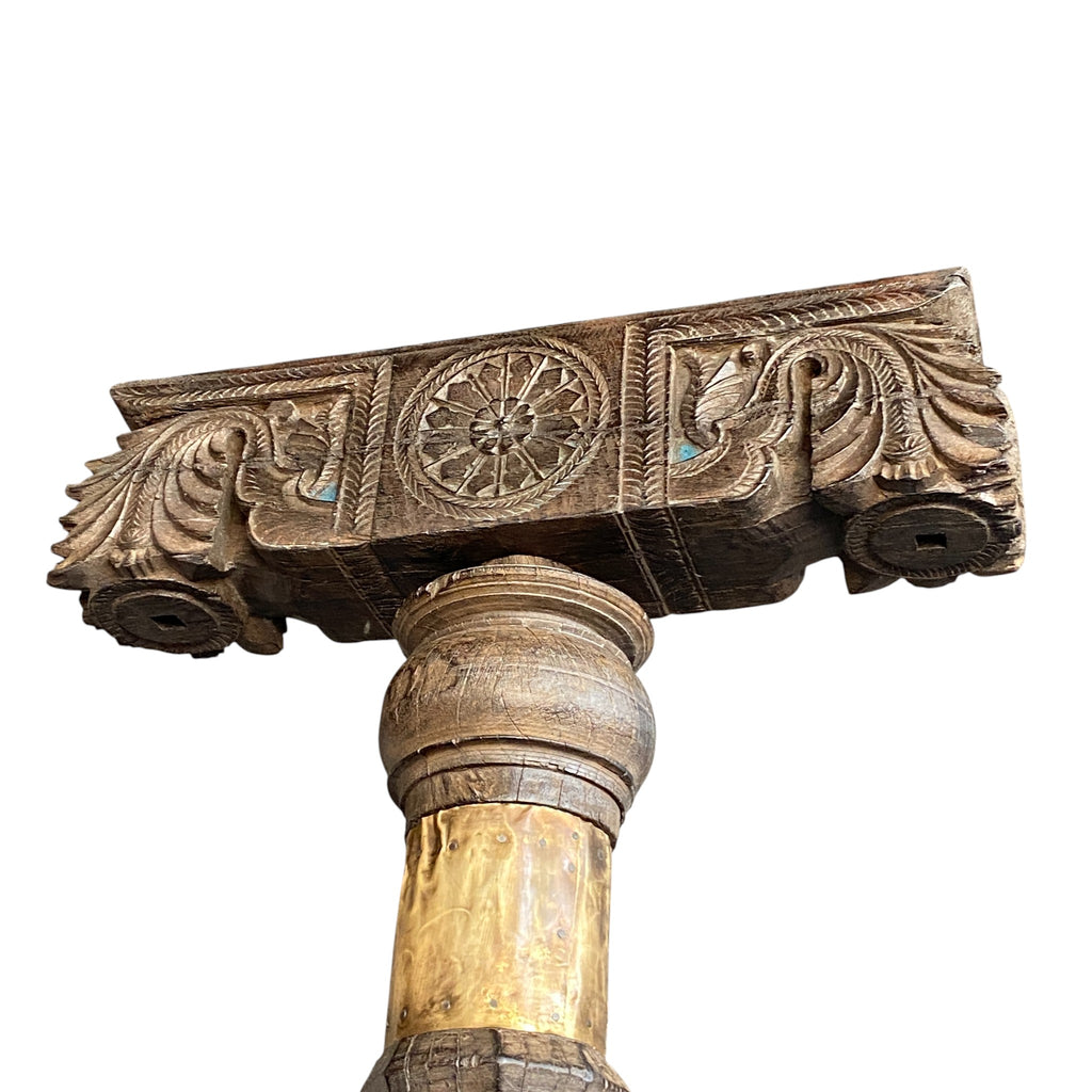 VINTAGE WOODEN PILLAR