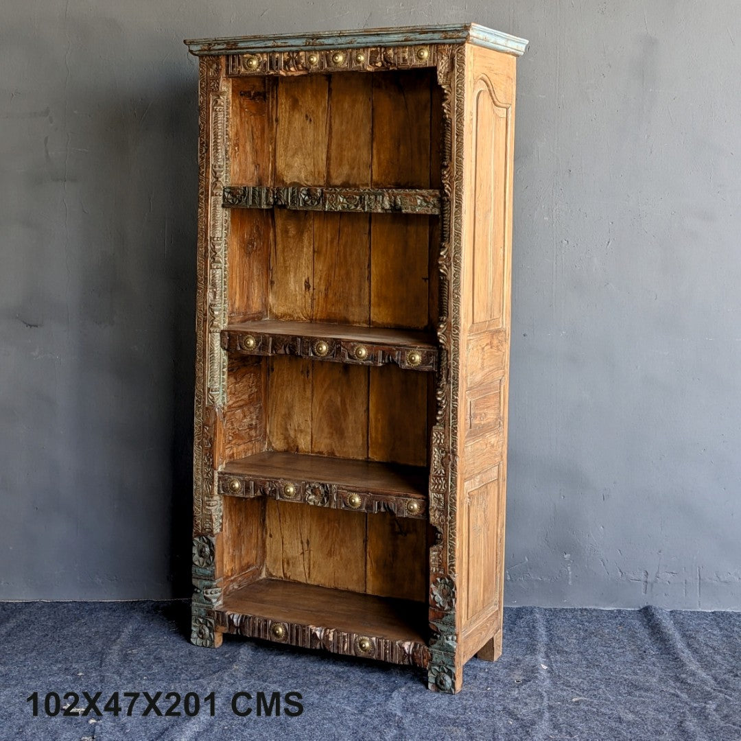 WOODEN BOOKSHELF
