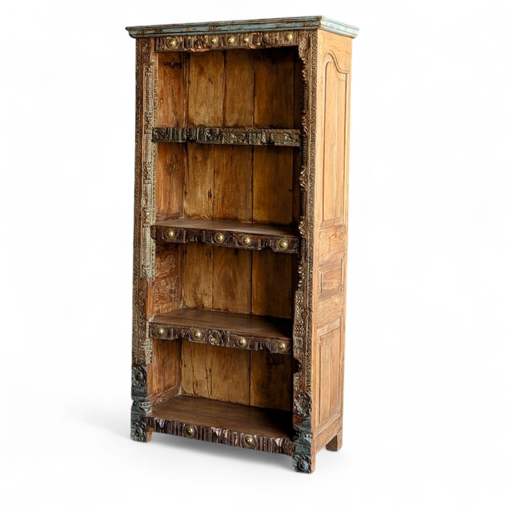WOODEN BOOKSHELF