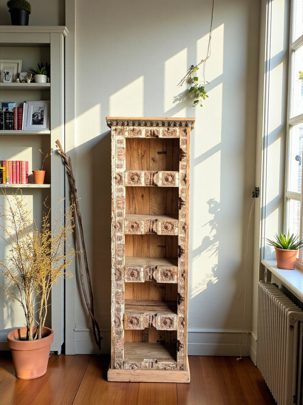 WOODEN BOOKSHELF