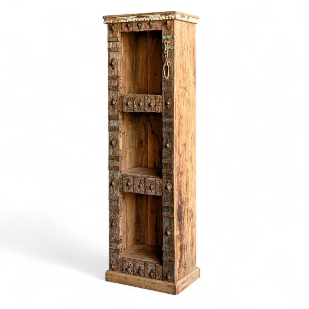 WOODEN BOOKSHELF