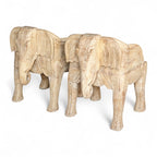 WOODEN ELEPHANT CHAIR