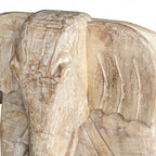 WOODEN ELEPHANT CHAIR