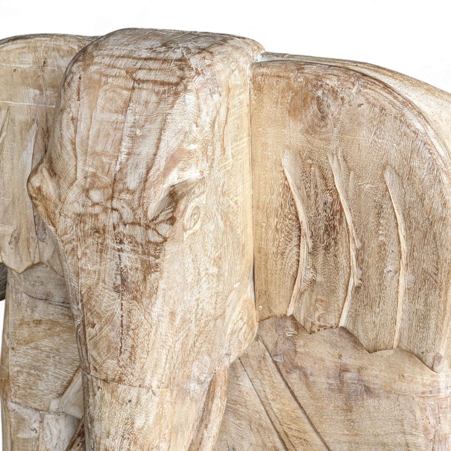 WOODEN ELEPHANT CHAIR