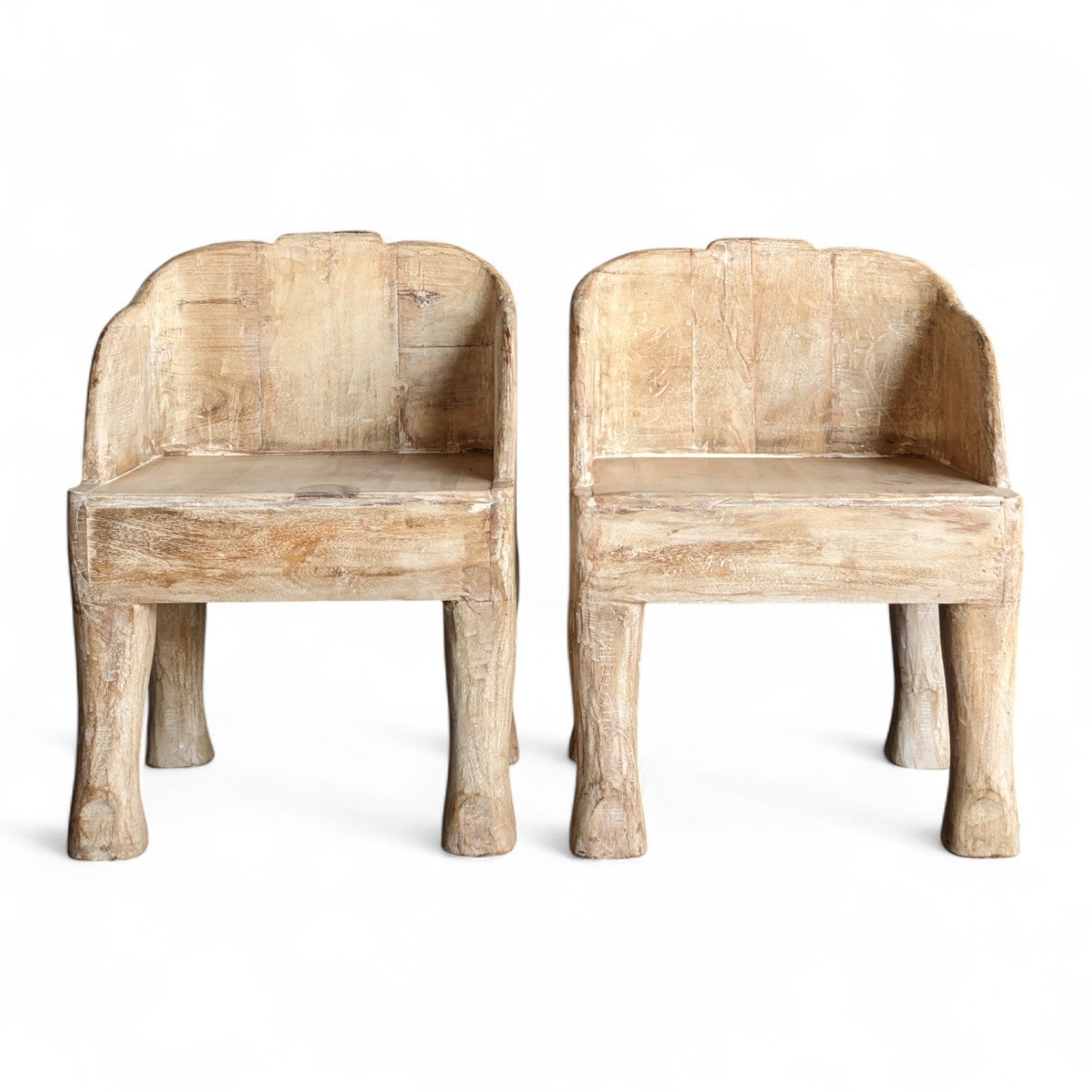 WOODEN ELEPHANT CHAIR