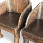 WOODEN ELEPHANT CHAIR