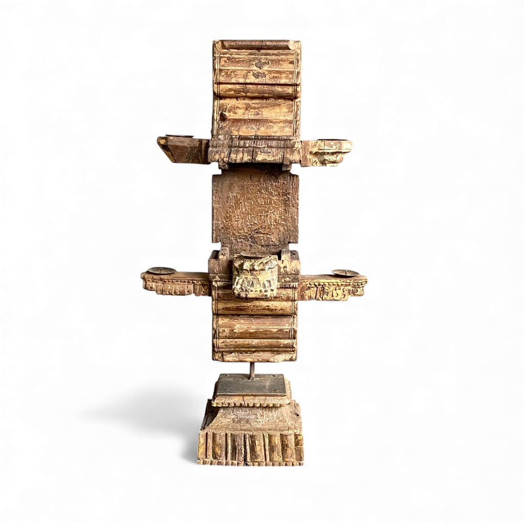 WOODEN CANDEL STAND