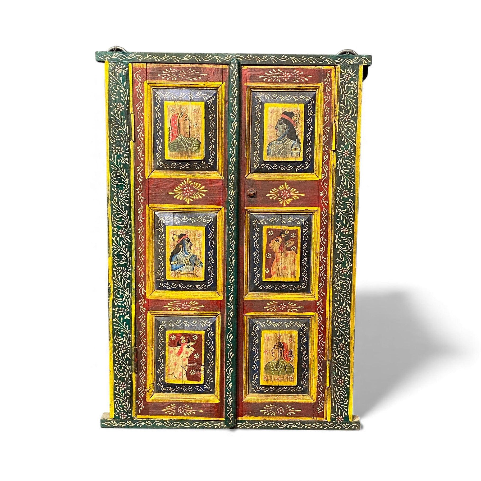 WOODEN HANDPAINTED WINDOW