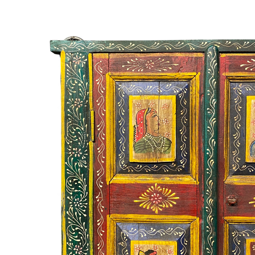 WOODEN HANDPAINTED WINDOW