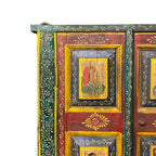 WOODEN HANDPAINTED WINDOW