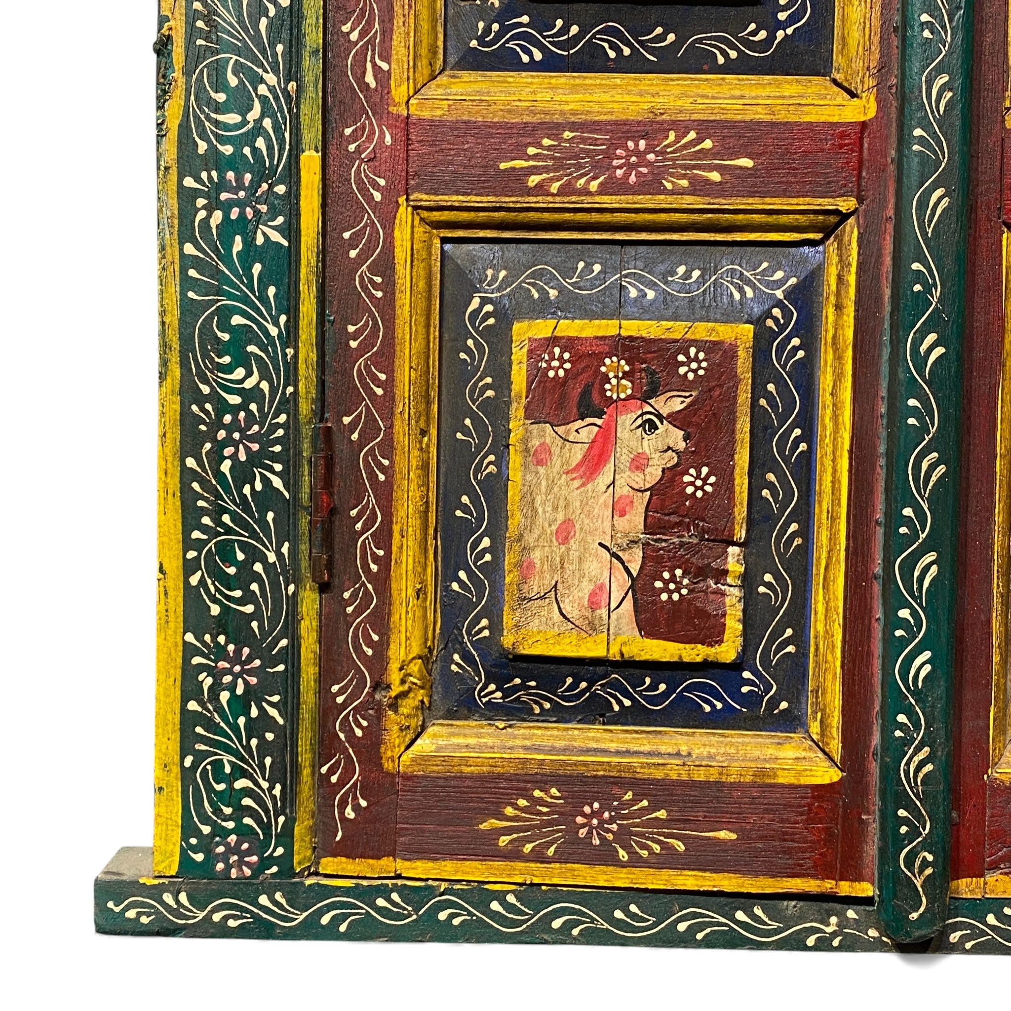 WOODEN HANDPAINTED WINDOW