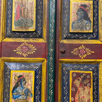 WOODEN HANDPAINTED WINDOW