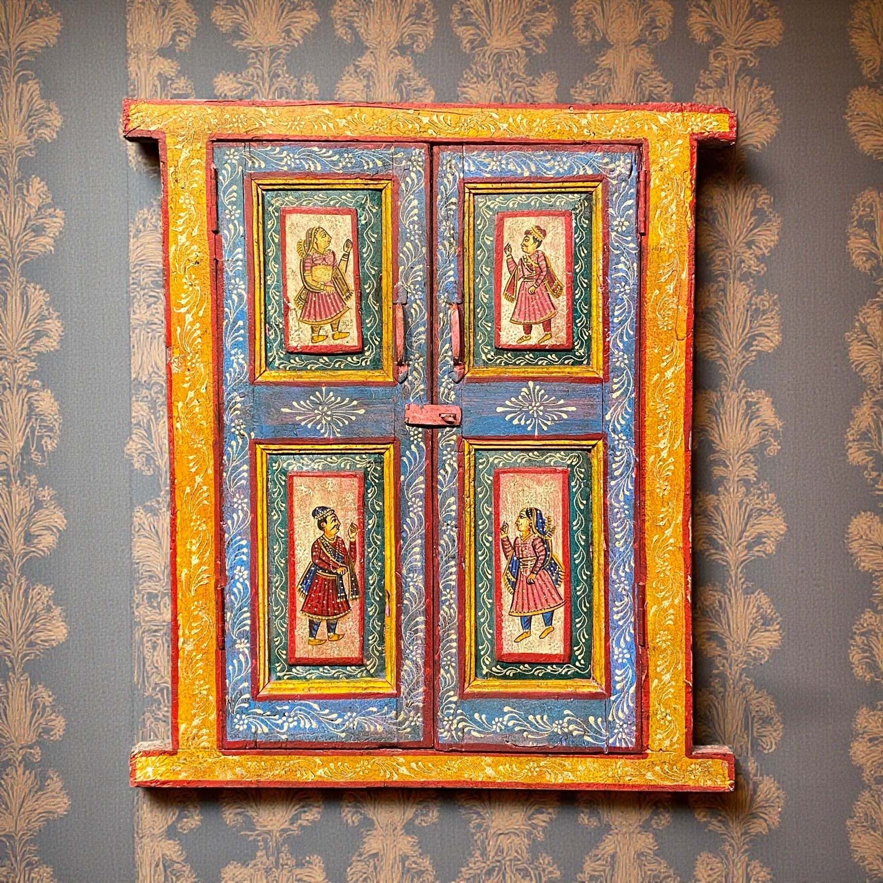 WOODEN HANDPAINTED WINDOW