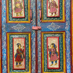 WOODEN HANDPAINTED WINDOW