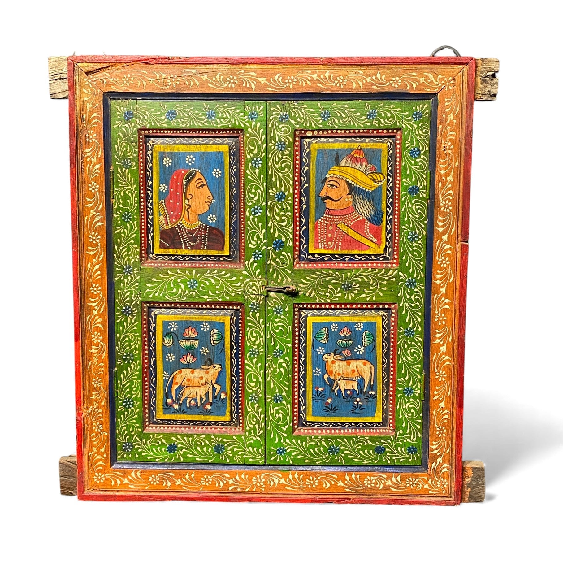 WOODEN HANDPAINTED WINDOW