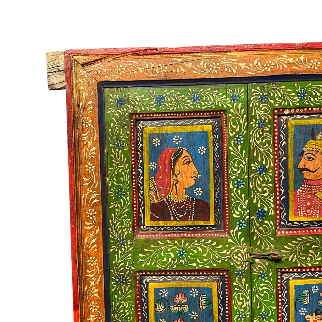 WOODEN HANDPAINTED WINDOW