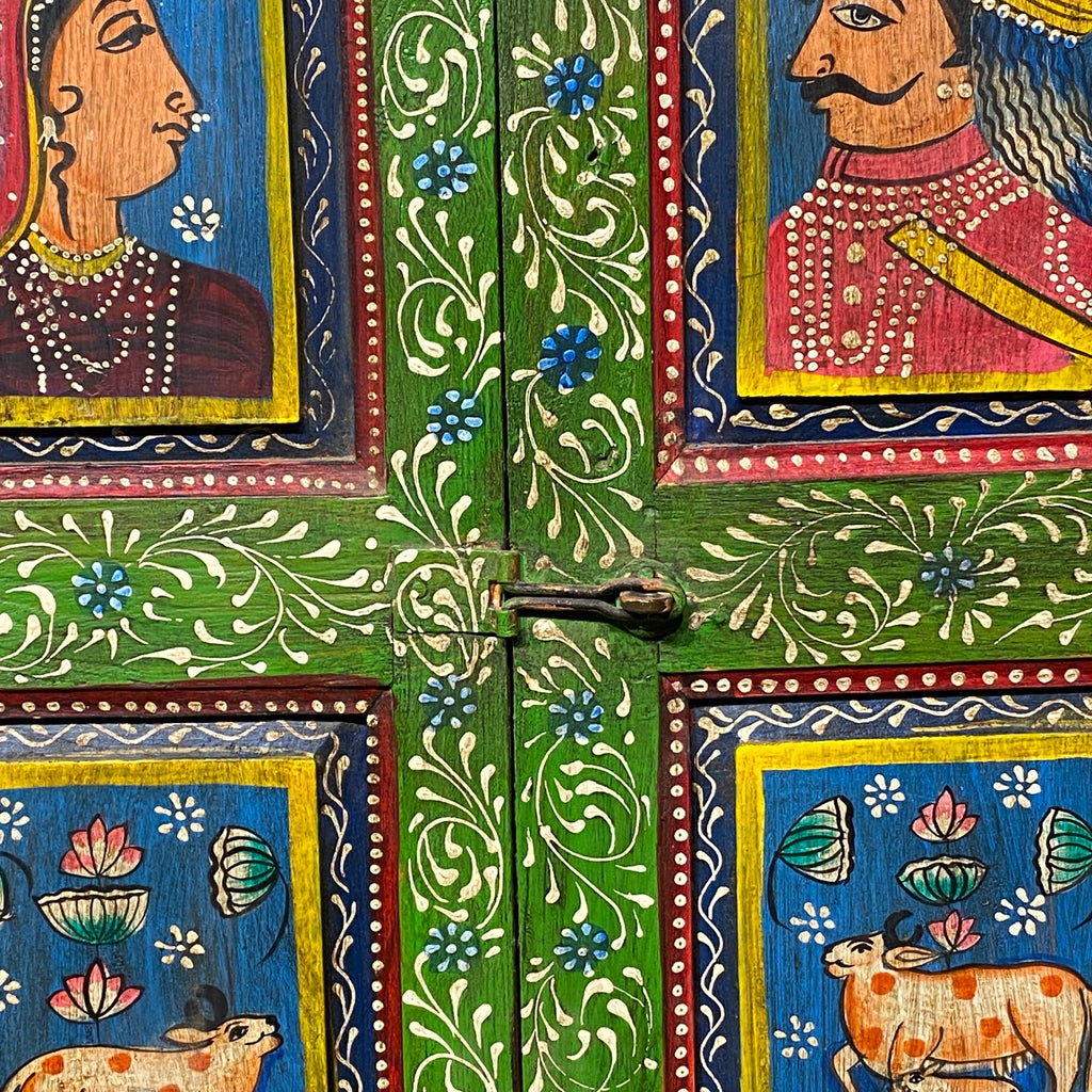 WOODEN HANDPAINTED WINDOW