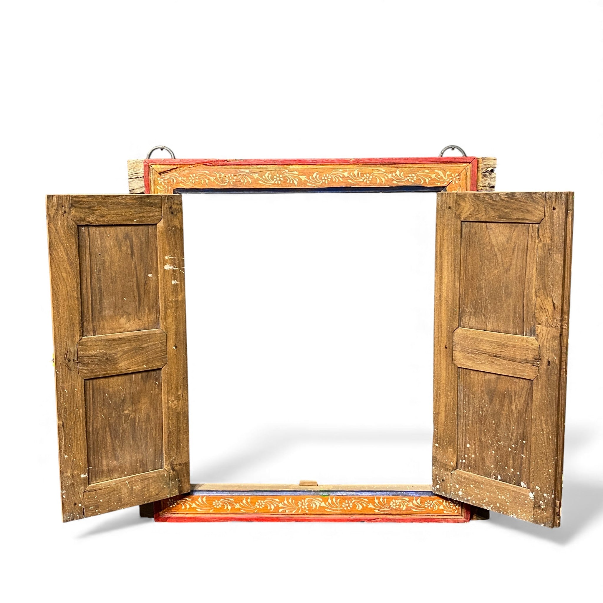 WOODEN HANDPAINTED WINDOW