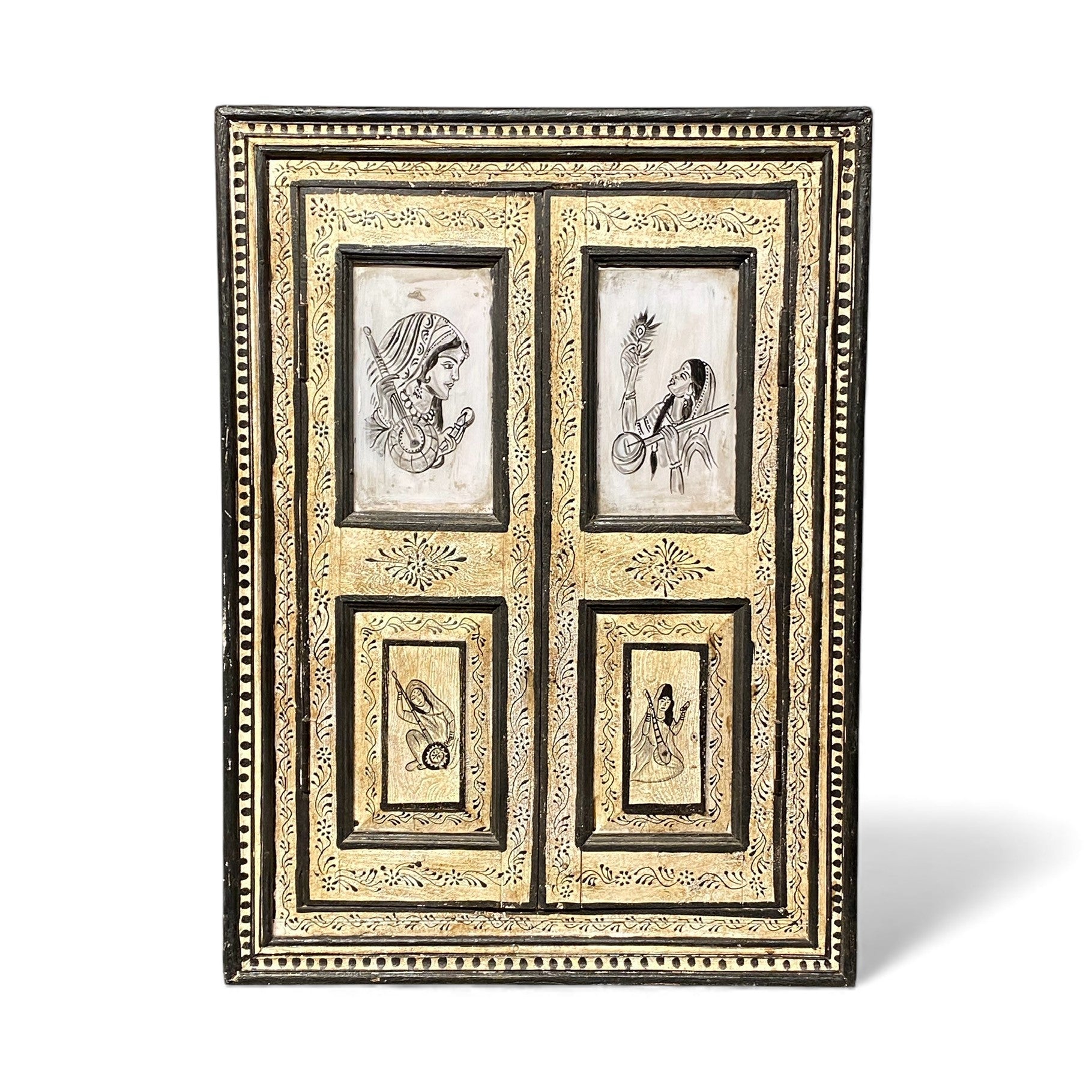 WOODEN HANDPAINTED WINDOW