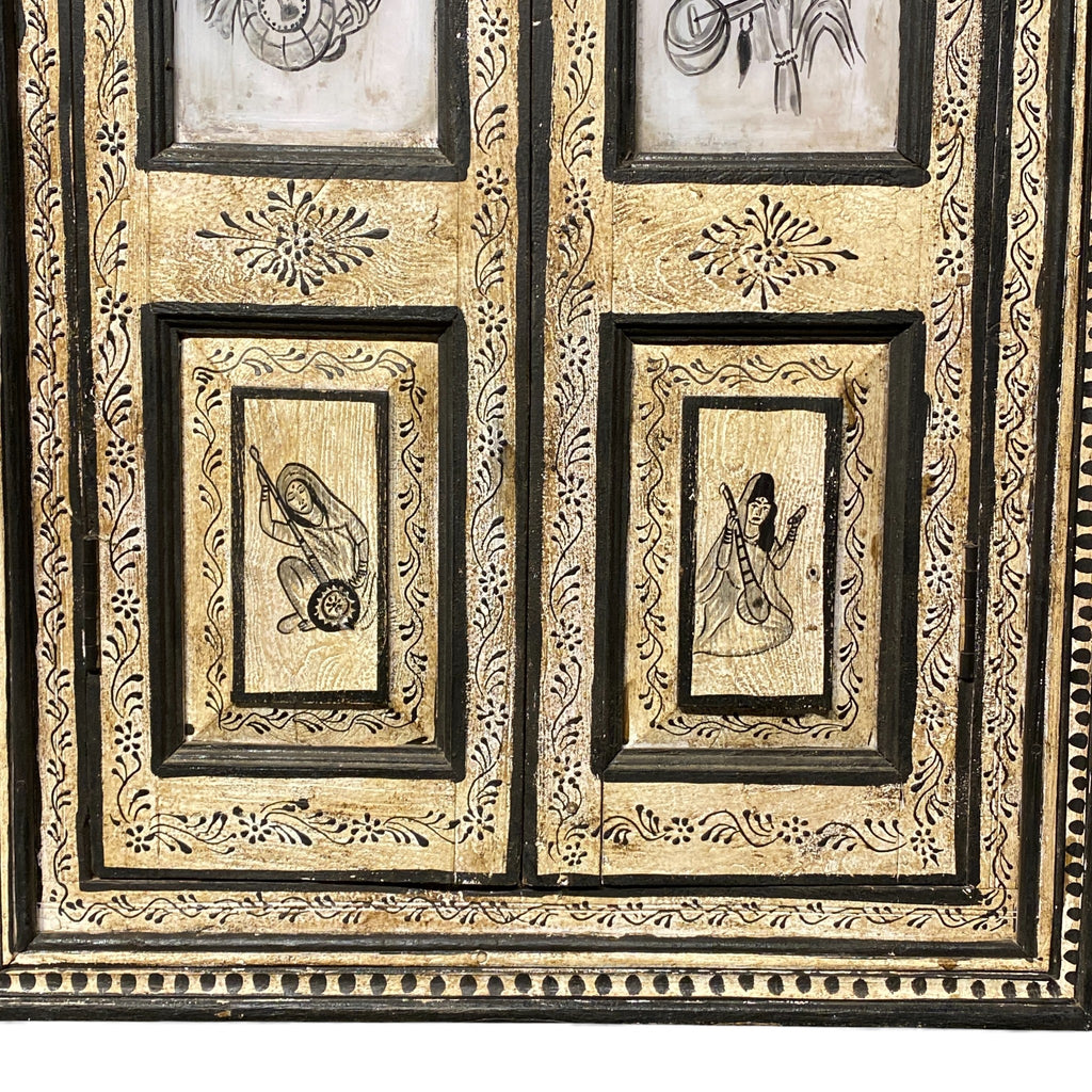 WOODEN HANDPAINTED WINDOW