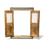 WOODEN HANDPAINTED WINDOW