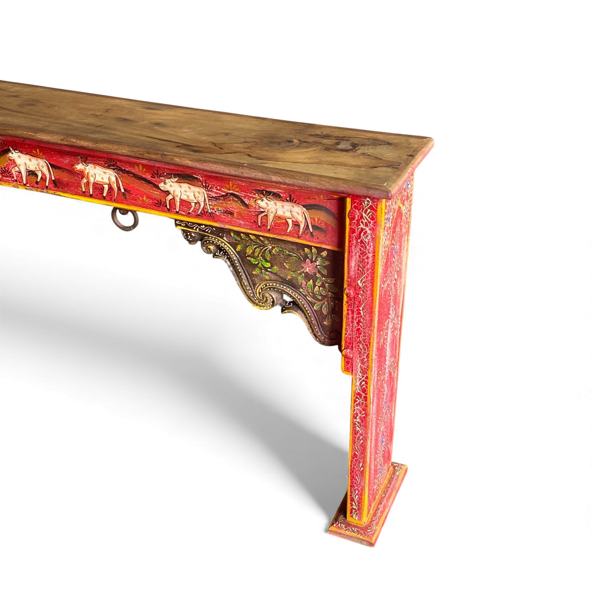 wooden console