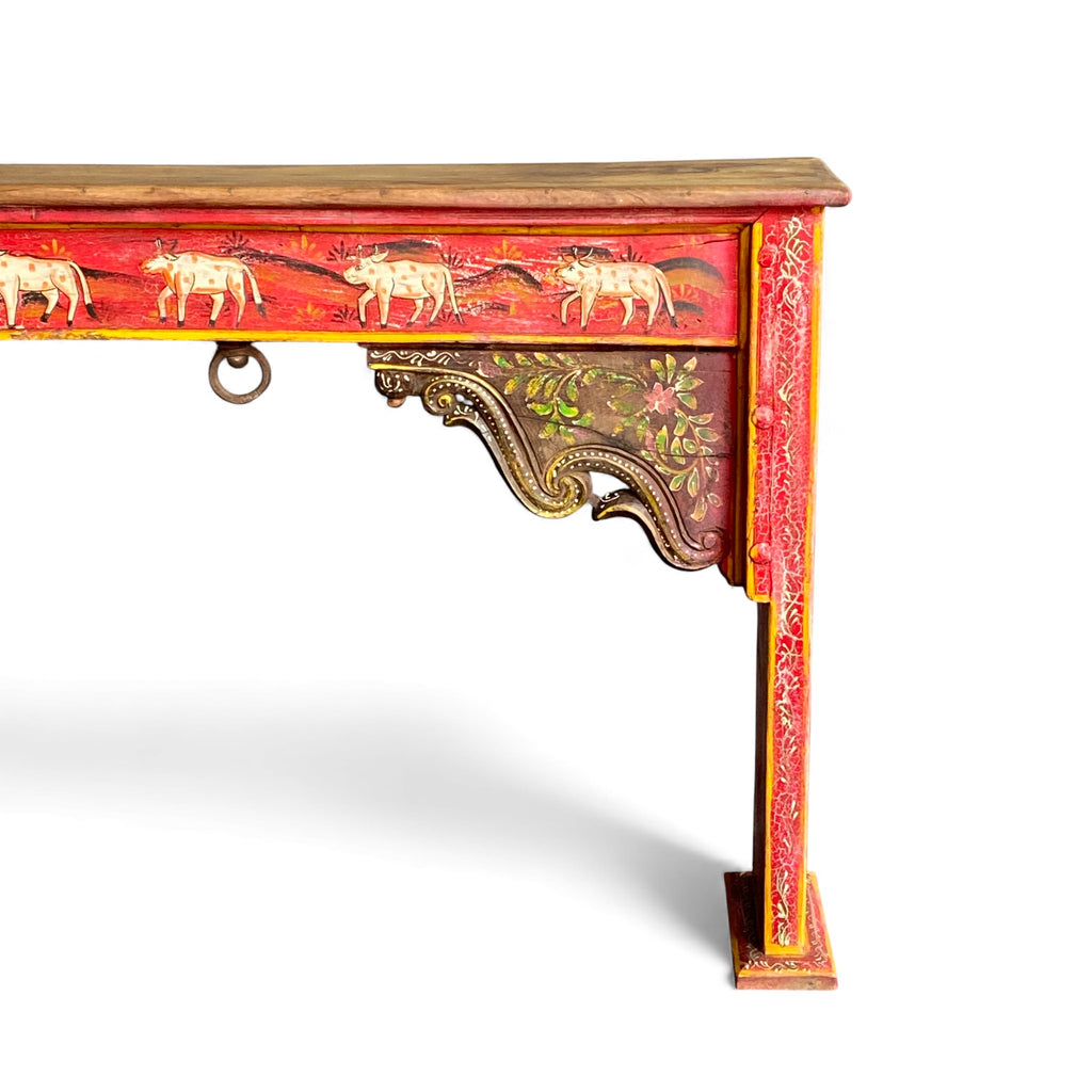 wooden console
