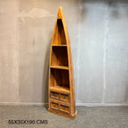 WOODEN BOOKSHELF