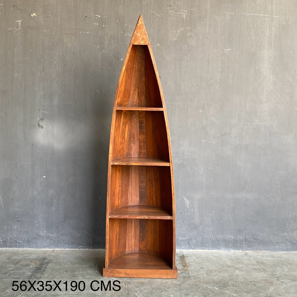 WOODEN BOOKSHELF