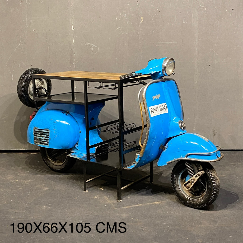 VINTAGE SCOOTER BAR TABLE