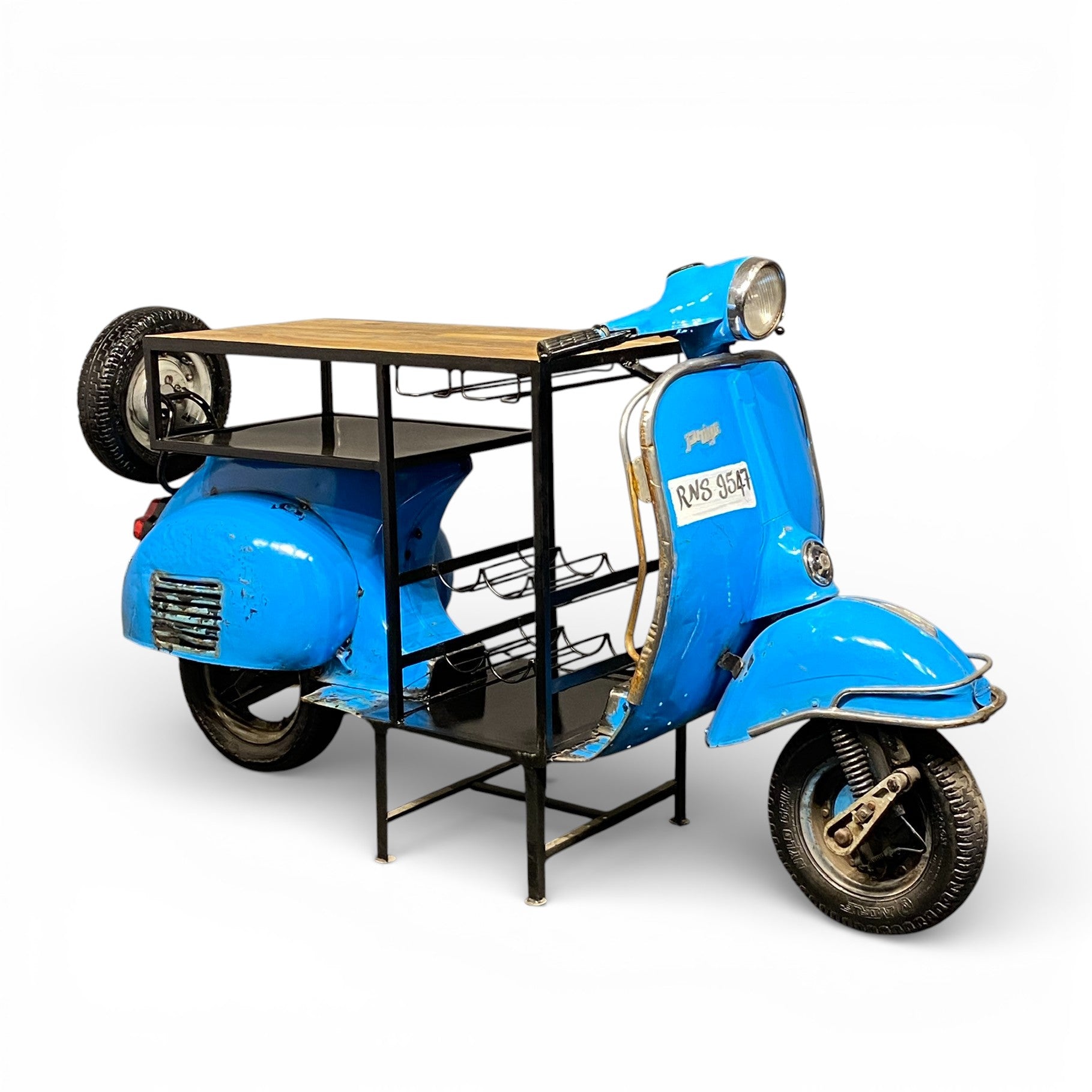 VINTAGE SCOOTER BAR TABLE