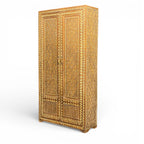 Hand-Carved Wooden Cabinet