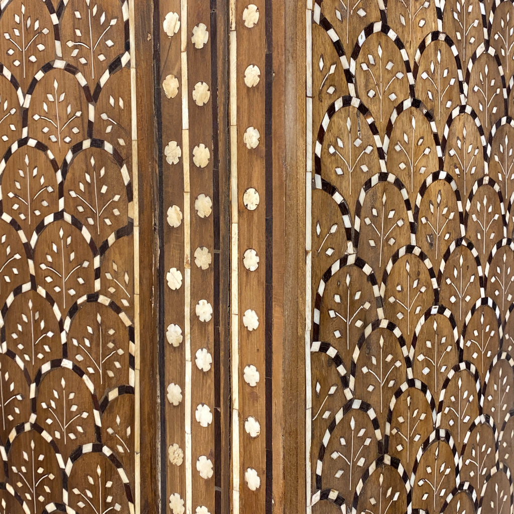 Hand-Carved Wooden Cabinet