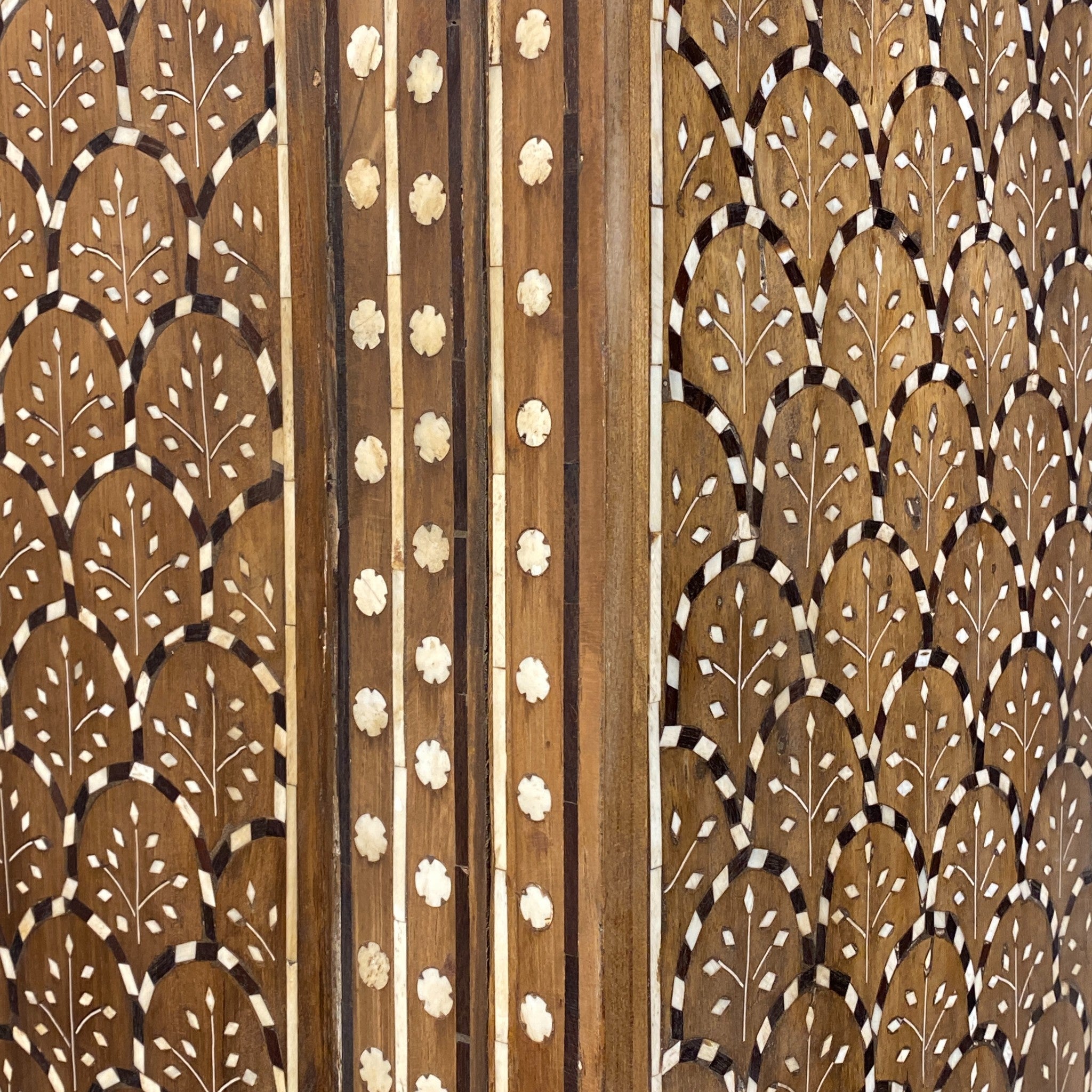 Hand-Carved Wooden Cabinet