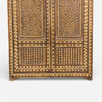 Hand-Carved Wooden Cabinet