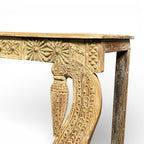 Handcrafted Wooden Console
