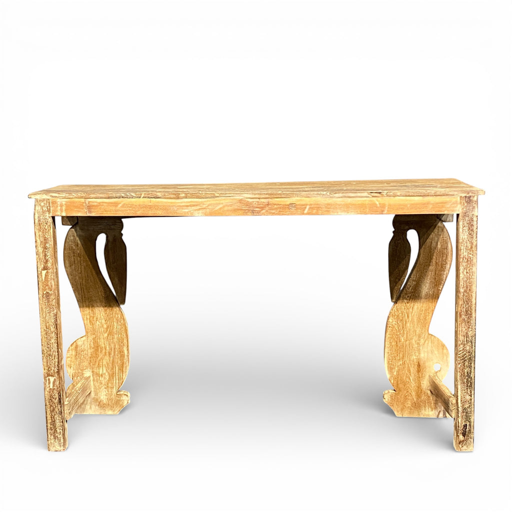 Handcrafted Wooden Console