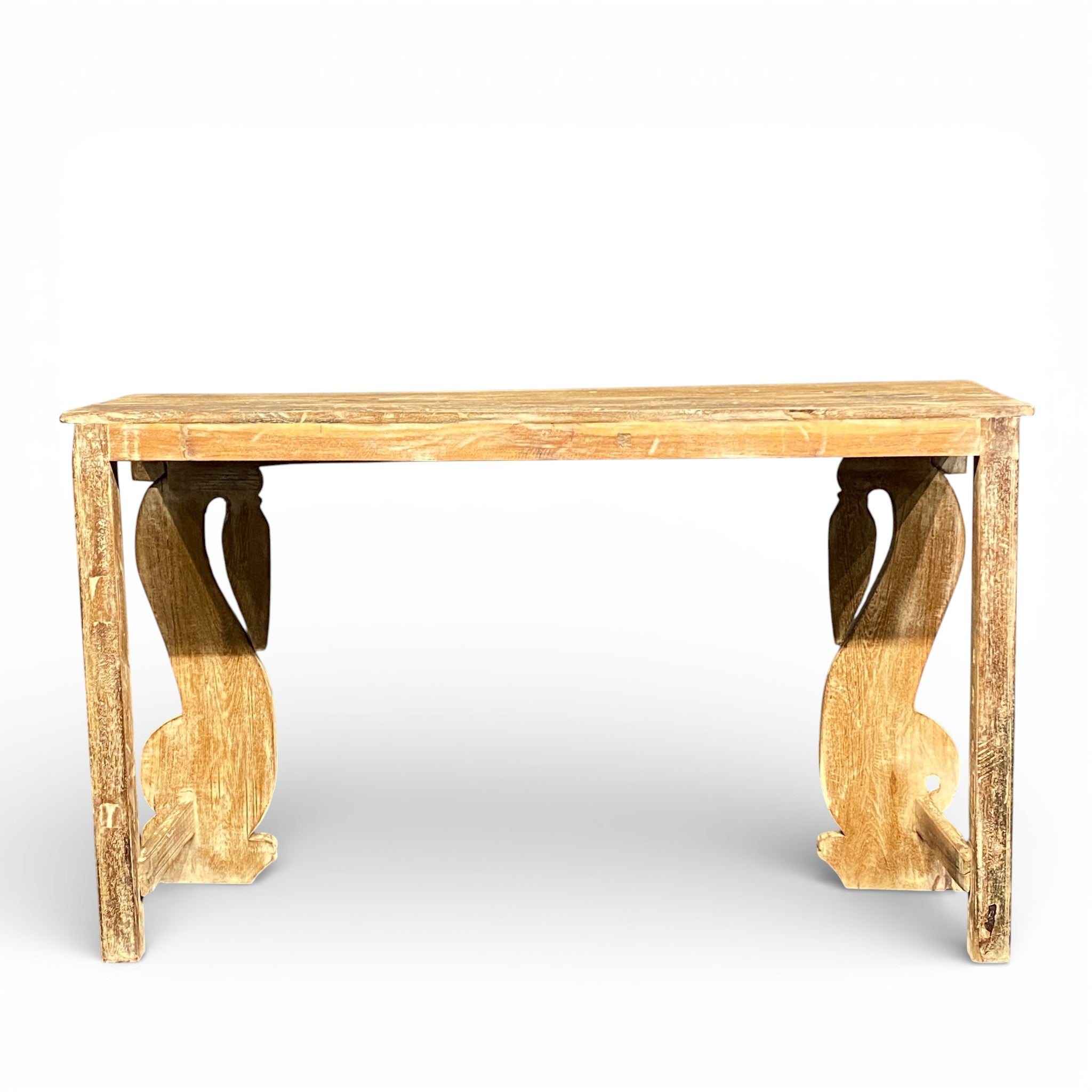 Handcrafted Wooden Console