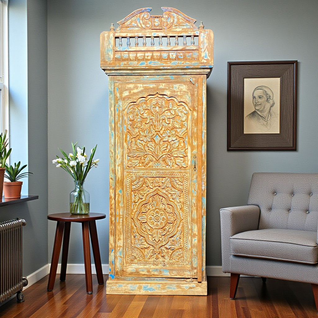 HANDCRAFTED WOODEN CABINET