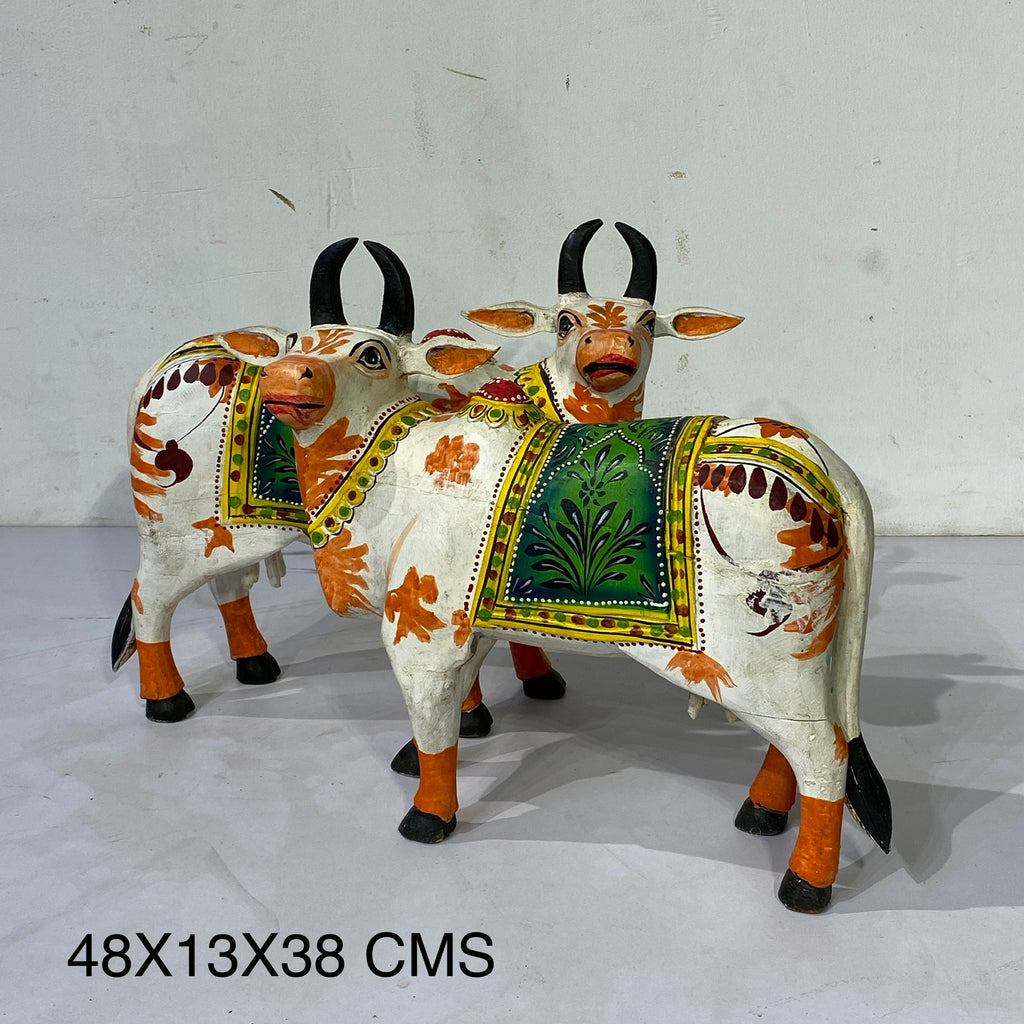 WOODEN HANDPAINTED NANDI