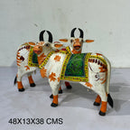 WOODEN HANDPAINTED NANDI