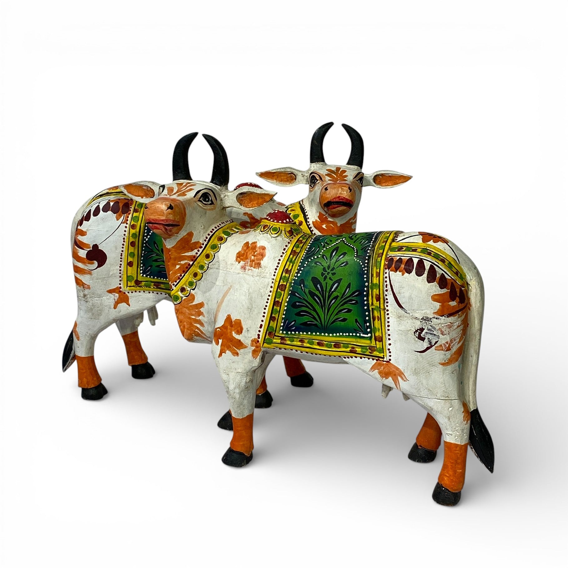 WOODEN HANDPAINTED NANDI