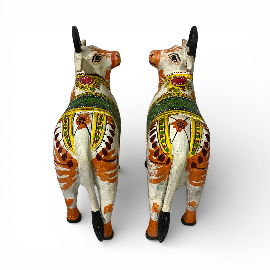 WOODEN HANDPAINTED NANDI