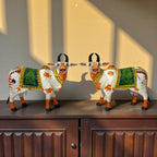 WOODEN HANDPAINTED NANDI