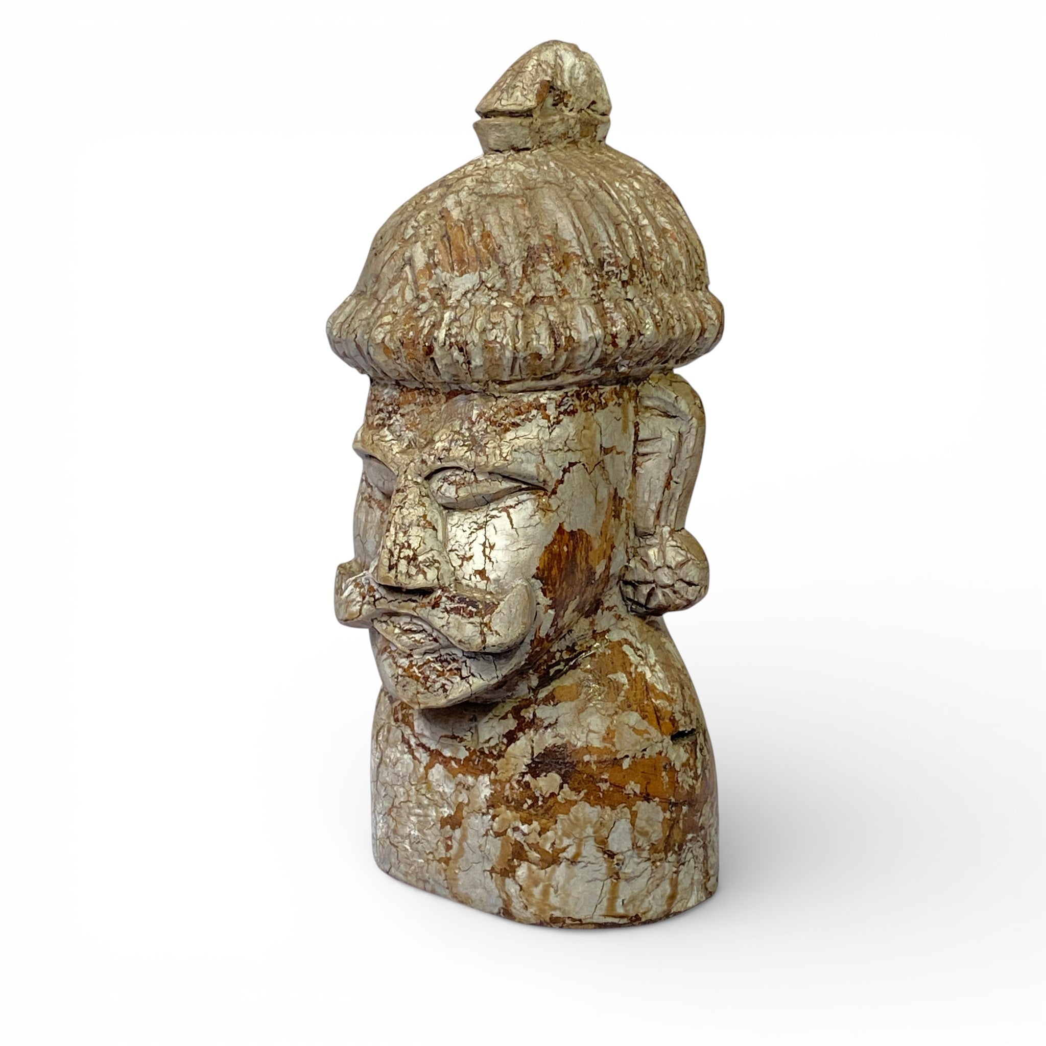 HANDCRAFTED WOODEN HEAD