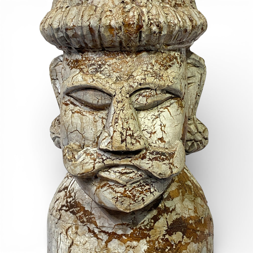 HANDCRAFTED WOODEN HEAD